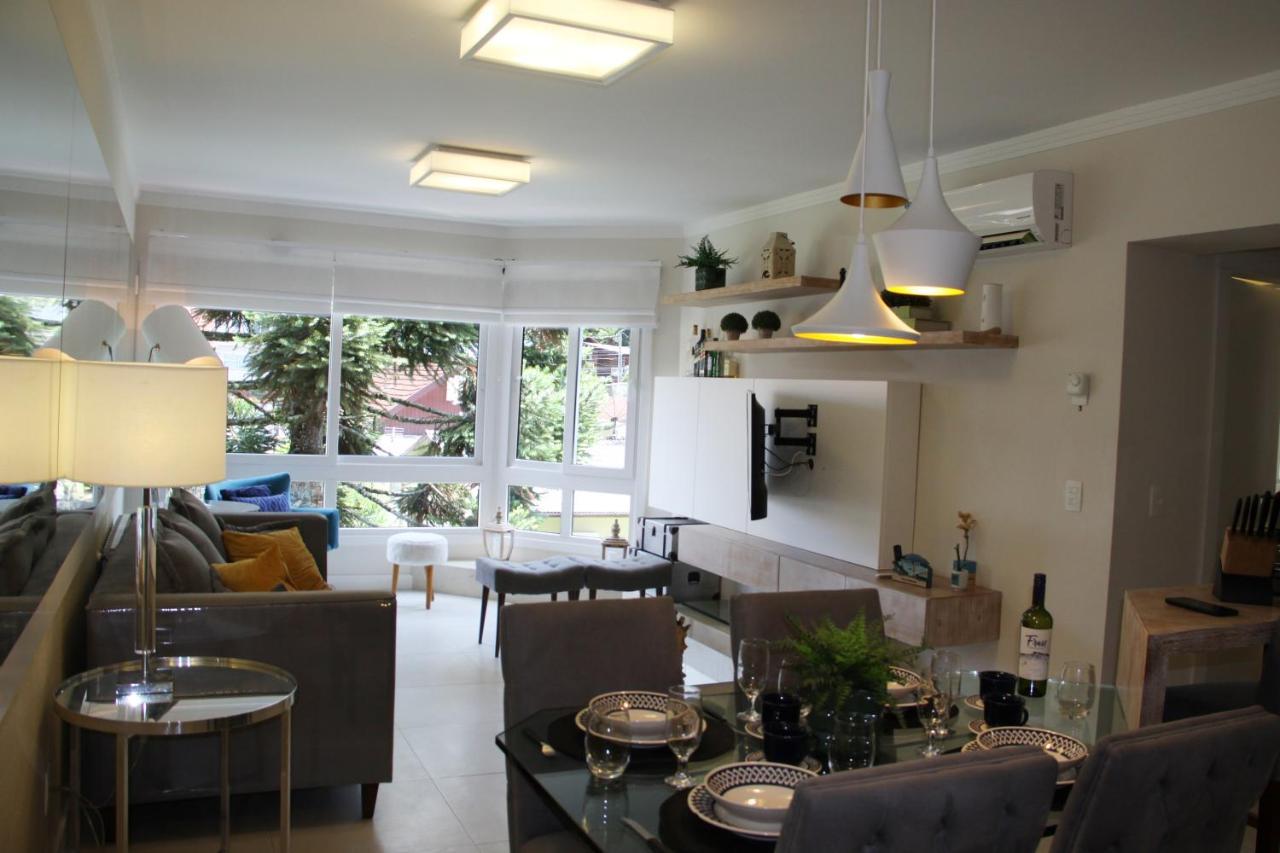 Apartamento No Centro De Gramado Apartment Ngoại thất bức ảnh