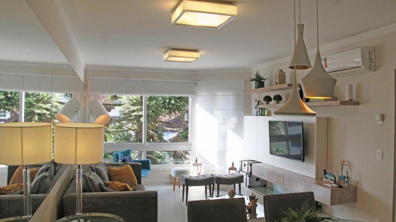 Apartamento No Centro De Gramado Apartment Ngoại thất bức ảnh