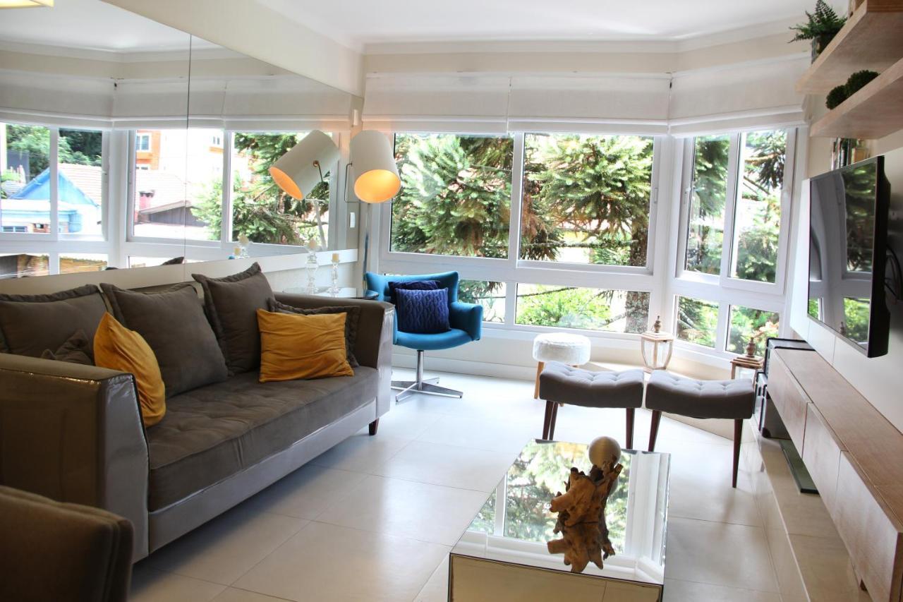 Apartamento No Centro De Gramado Apartment Ngoại thất bức ảnh