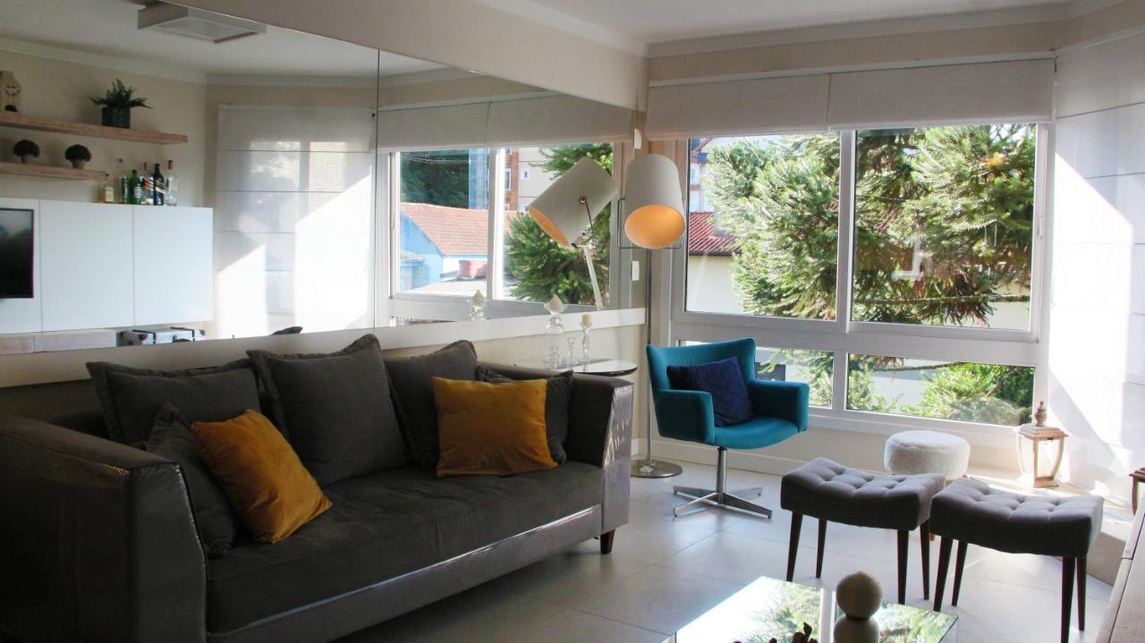 Apartamento No Centro De Gramado Apartment Ngoại thất bức ảnh