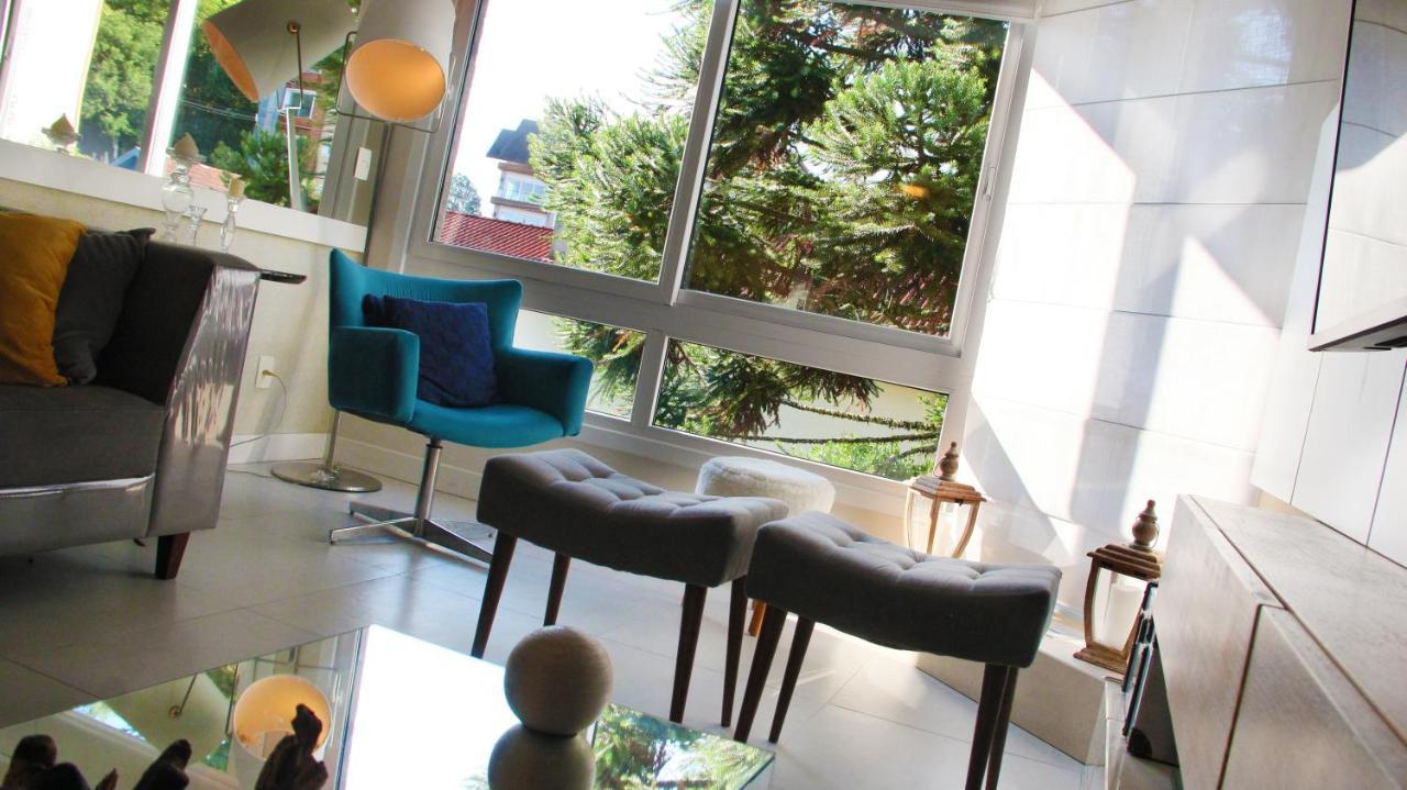 Apartamento No Centro De Gramado Apartment Ngoại thất bức ảnh